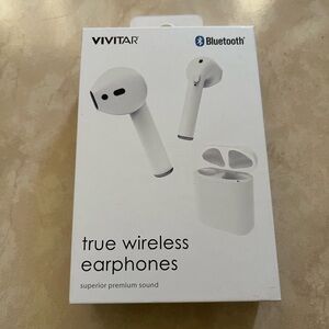 Vivitar Bluetooth True Wireless Earphones - White